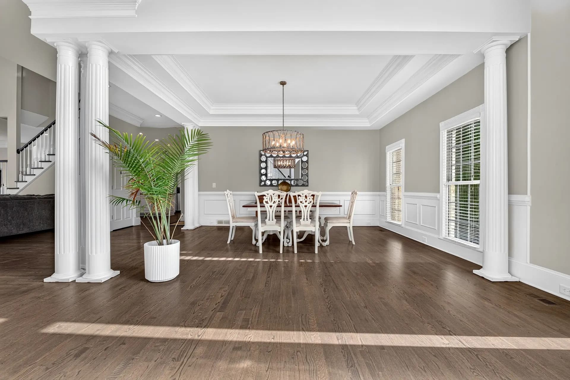 Dining room at White Fallow Estate