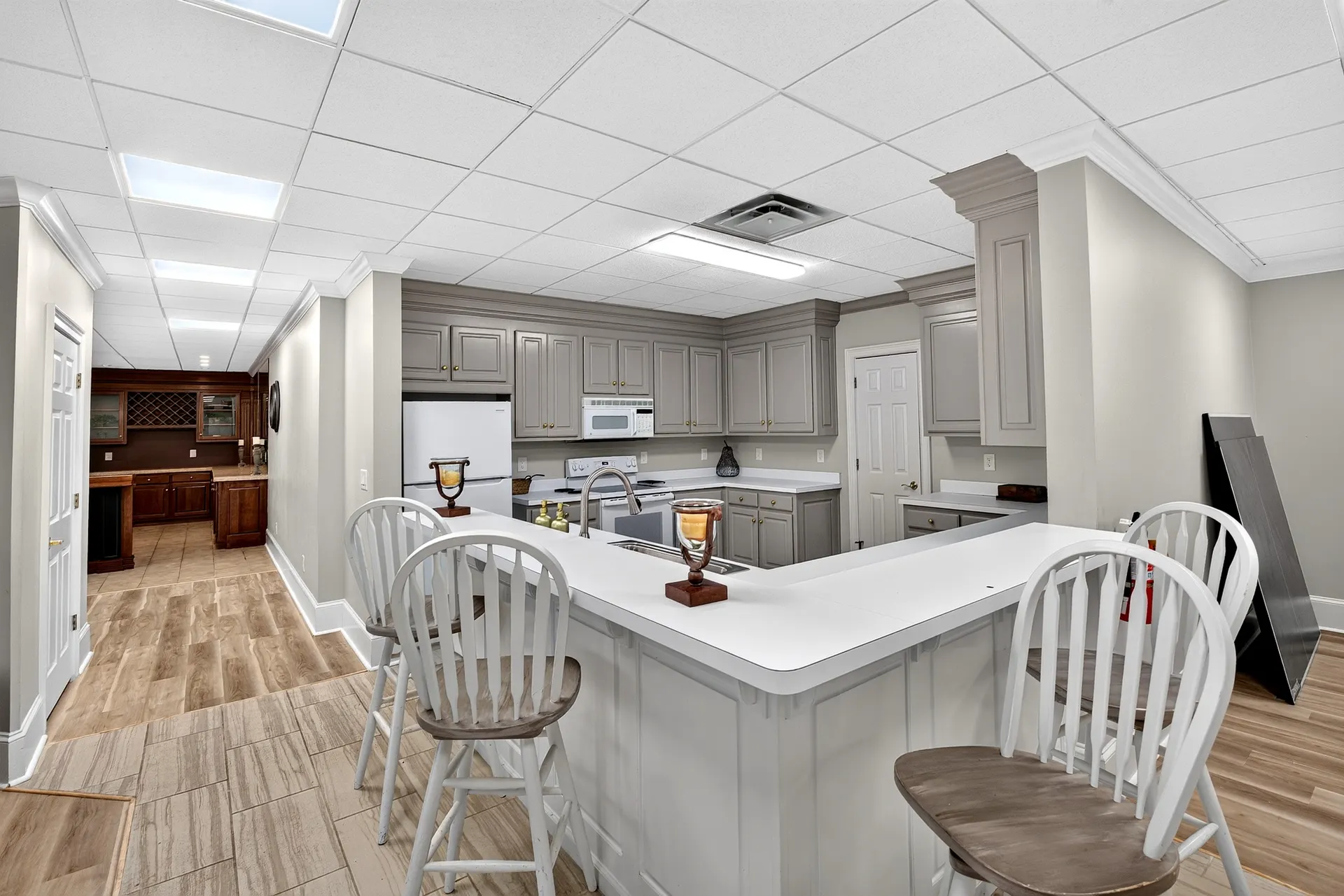 Second kitchen at White Fallow Estate