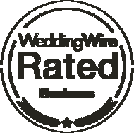 WeddingWire Rated business